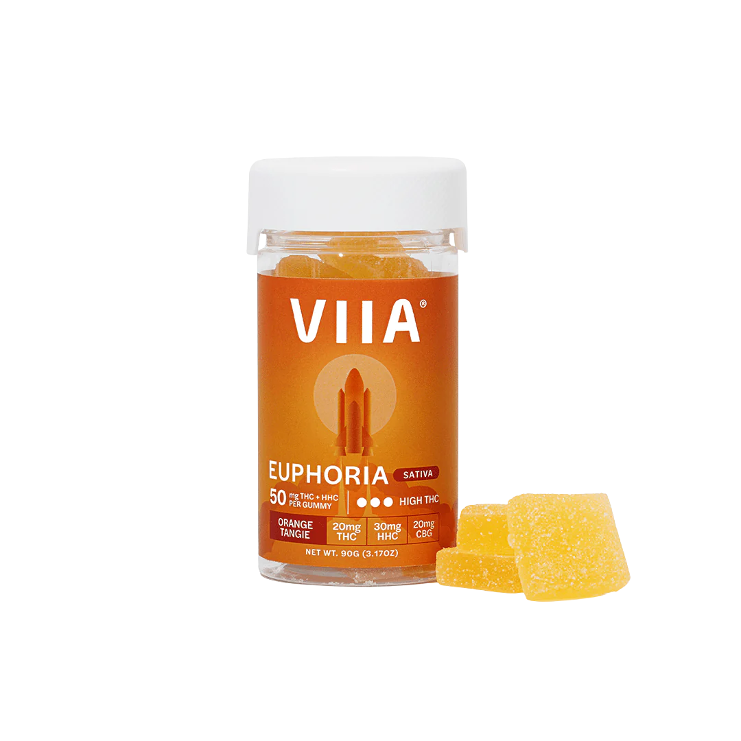 VIIA | Euphoria | THC + HHC | 50mg / 2 Count